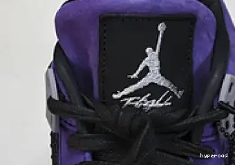 Hyperoad Travis Scott Air Retro 4 Jordan Purple x 0704